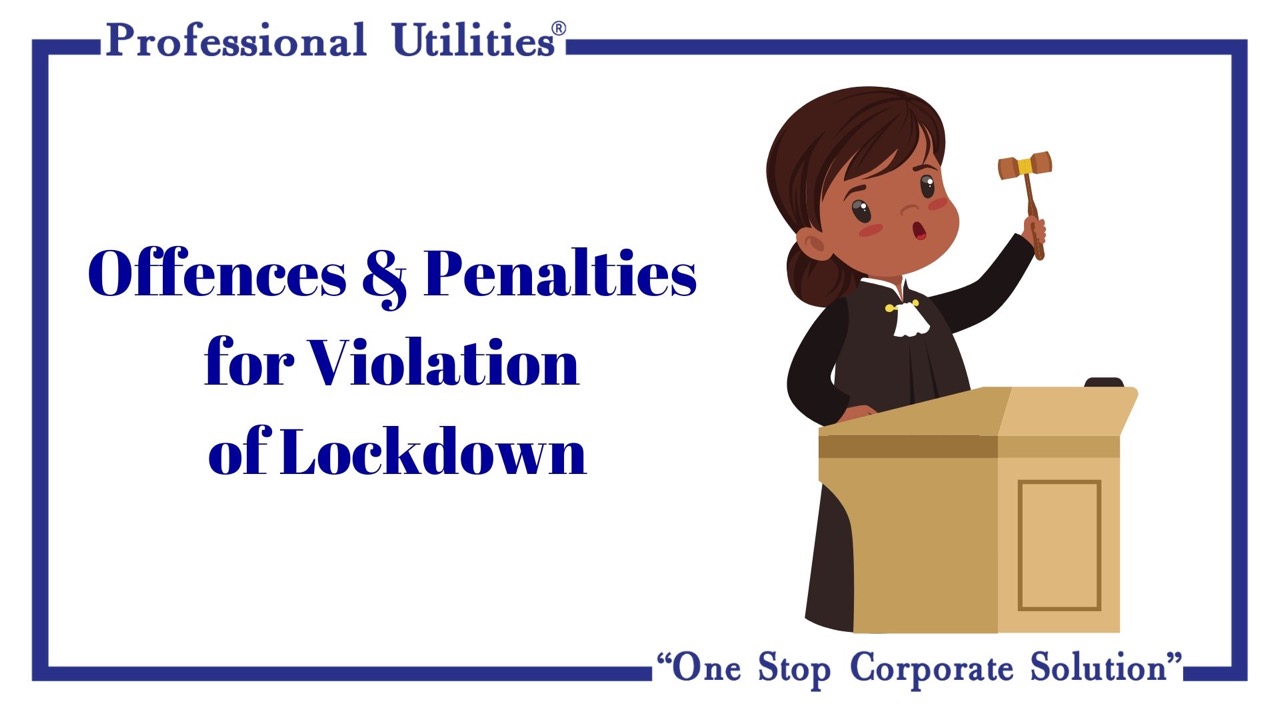 offeness & penalties for violation of lockdown